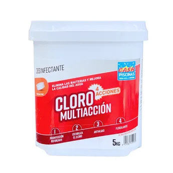 CHLORE MULTIACTIONS 5KG - 4 ACTIONS -