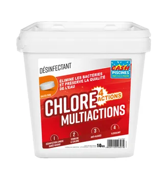 CHLORE MULTIACTIONS 4 ACTIONS 10Kg